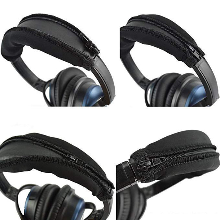 2 PCS Headset Head Beam Protector For BOSE QC15 / QC2 / AE2(Black)