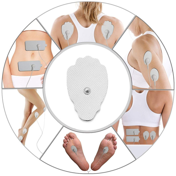 24-Mode Digital Electronic Pulse Massager Intelligent Whole Body Physical Therapy Meridian Massager, Specification: US Plug( Silver)