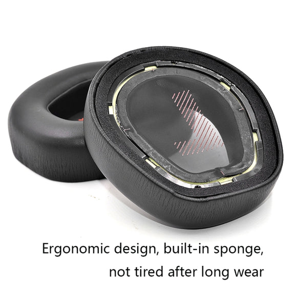 2 PCS Memory Foam Earmuffs For JBL Quantum ONE Wireless(Black)