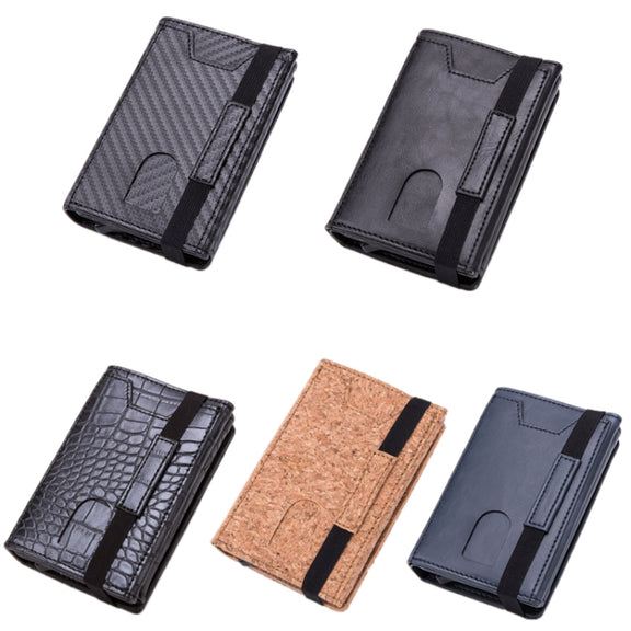 RFID Anti-Theft Aluminum Alloy Card Case(Mad Horse Blue)
