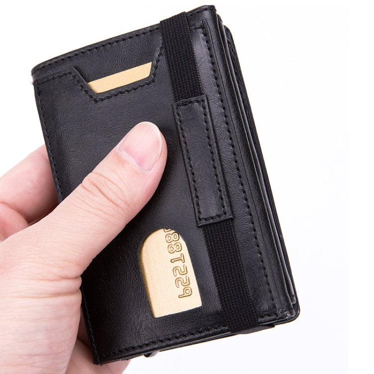 RFID Anti-Theft Aluminum Alloy Card Case(Mad Horse Black)