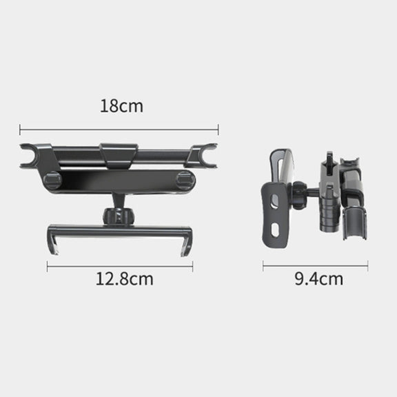 Car Seat Telescopic Bracket Car Rear Pillow Mobile Phone Bracket, Colour: 06 Upgrade Version Red