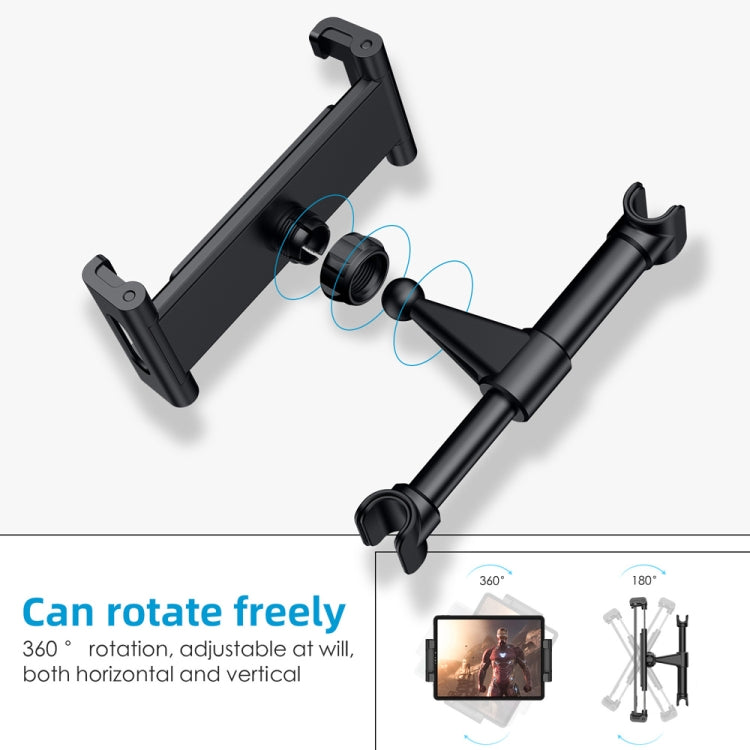 Car Seat Telescopic Bracket Car Rear Pillow Mobile Phone Bracket, Colour: 06 Upgrade Version Red