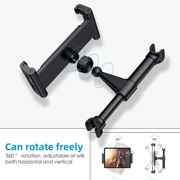Car Seat Telescopic Bracket Car Rear Pillow Mobile Phone Bracket, Colour: 06 Upgrade Version Red