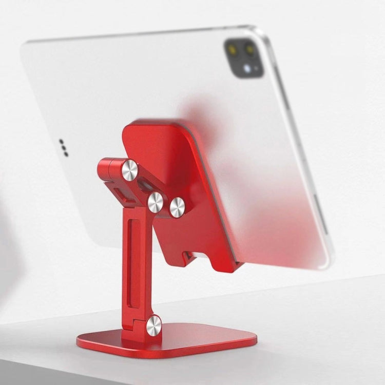 CYX-PH2 Mobile Phone Tablet Desktop Bracket Folding Telescopic Phone Bracket(Red)