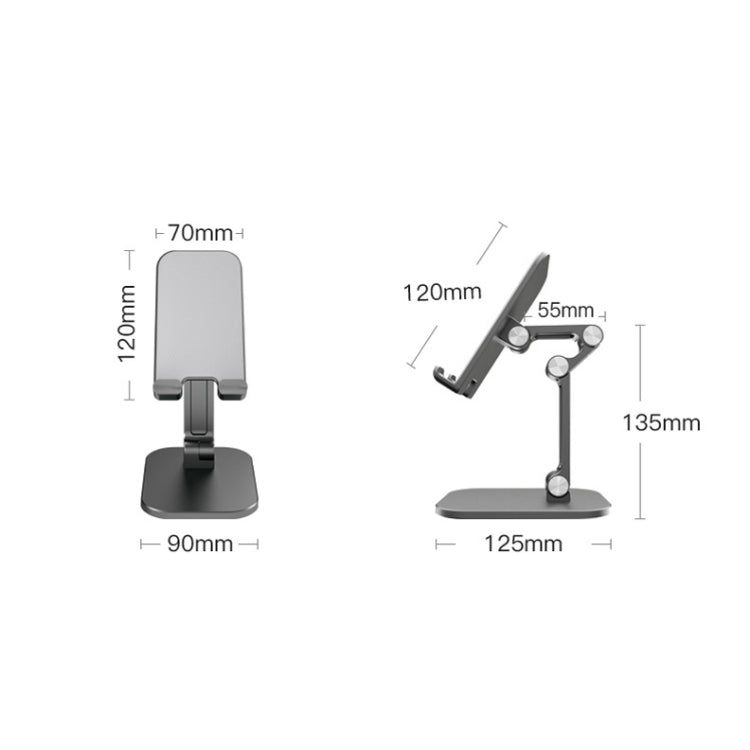 CYX-PH2 Mobile Phone Tablet Desktop Bracket Folding Telescopic Phone Bracket(White)