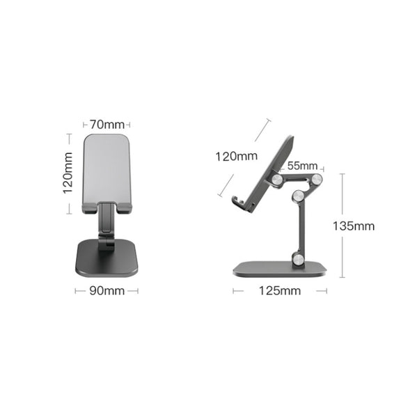 CYX-PH2 Mobile Phone Tablet Desktop Bracket Folding Telescopic Phone Bracket(White)