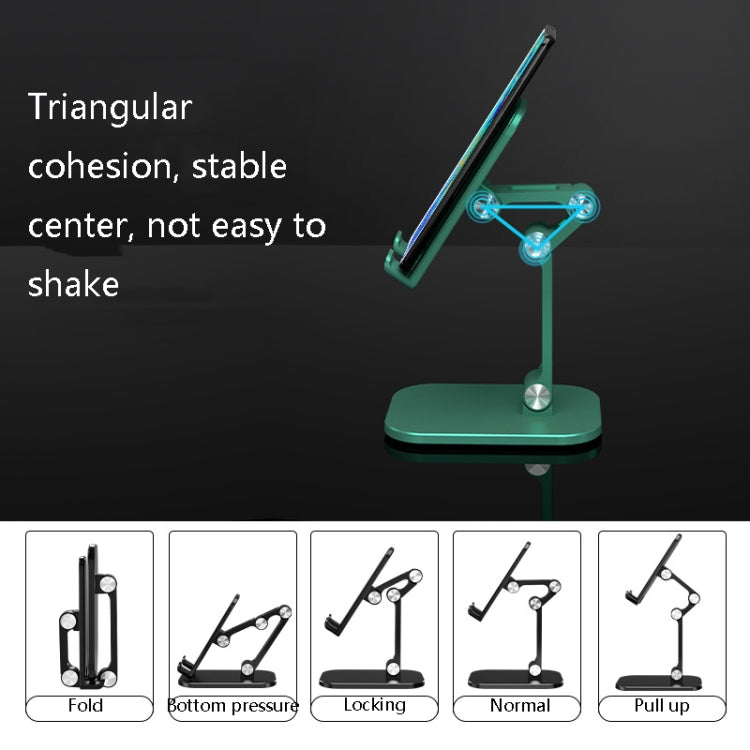CYX-PH2 Mobile Phone Tablet Desktop Bracket Folding Telescopic Phone Bracket(White)