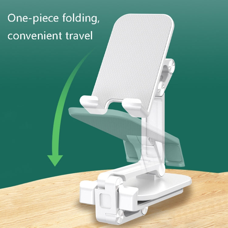 CYX-PH2 Mobile Phone Tablet Desktop Bracket Folding Telescopic Phone Bracket(White)