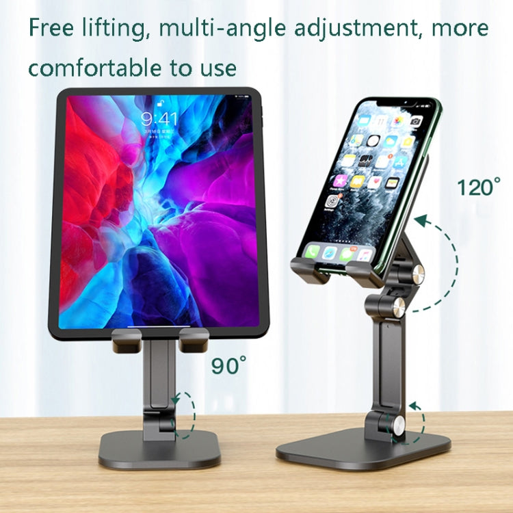 CYX-PH2 Mobile Phone Tablet Desktop Bracket Folding Telescopic Phone Bracket(White)