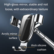 OATSBASF 03513 Phone Car Magnetic Telescopic Bracket Suction Cup Type Navigation Mobile Phone Bracket(Graphite Black)