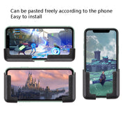 3 Pairs Car Driving Control Unit Paste Mobile Phone Holder Adjustable Width Vehicle Navigation Stand(Black)