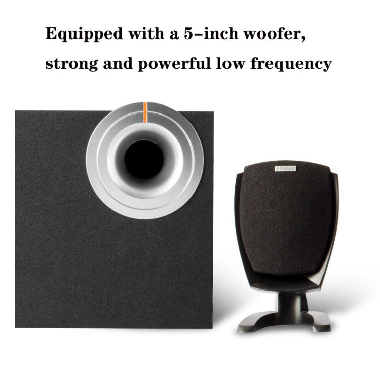 Edifier R201T06 Multimedia Computer Speakers, US Plug(Black)