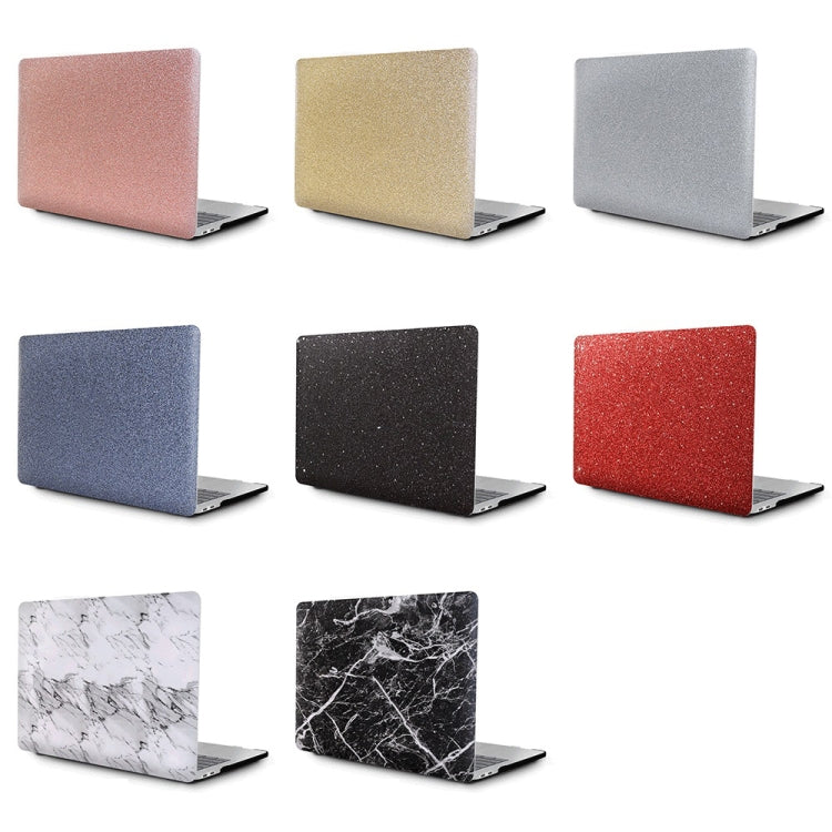 For MacBook Air 13 A1932 / A2179 / A2337 Plane PC Laptop Protective Case (Flash Rose Gold)