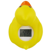 AF-023 Baby Bathing Yellow Duck Water Thermometer With Temperature and Time(Yellow)