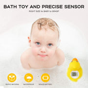 AF-023 Baby Bathing Yellow Duck Water Thermometer With Temperature and Time(Yellow)