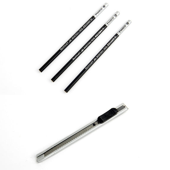 29 PCS / Set MARCO Beginner Sketch Set Sketching Tools MARCO Sketch Set