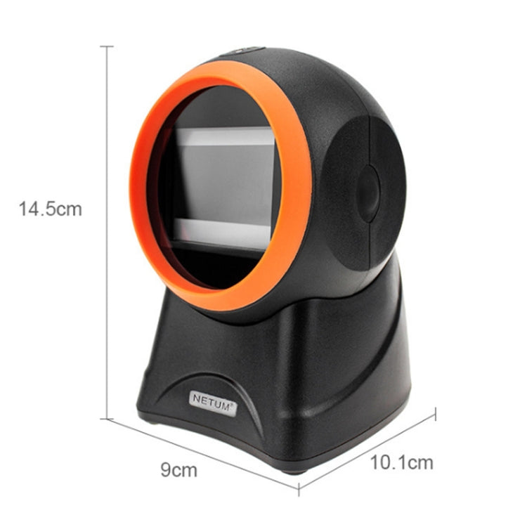 NETUM 2050 Supermarket Cashier Barcode QR Code Scanner Desktop Vertical Scanner, Specification��� Enhanced Version