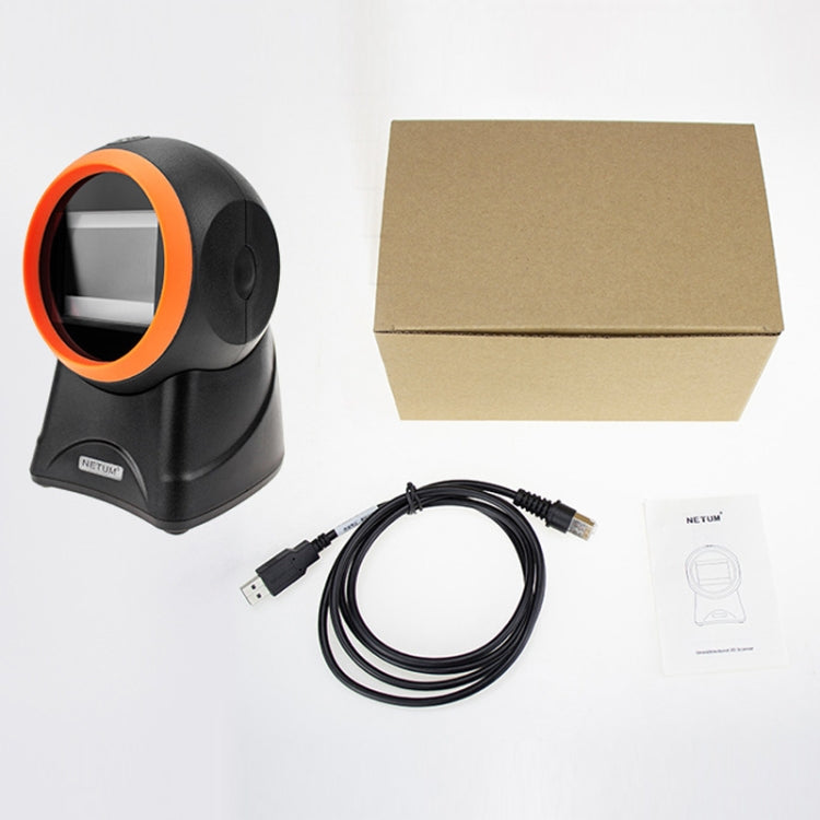 NETUM 2050 Supermarket Cashier Barcode QR Code Scanner Desktop Vertical Scanner, Specification��� Enhanced Version