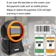 NETUM 2055 Supermarket Cashier Barcode QR Code Scanner Desktop Vertical Scanner, Specification��� Regular Version