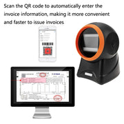 NETUM 2055 Supermarket Cashier Barcode QR Code Scanner Desktop Vertical Scanner, Specification��� Regular Version