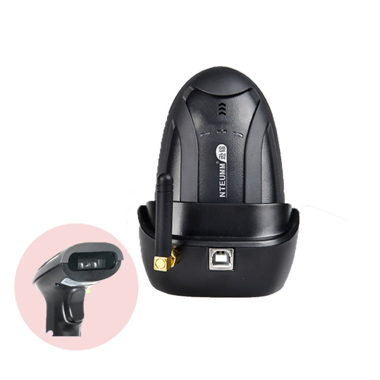 NETUM H3 Wireless Barcode Scanner Red Light Supermarket Cashier Scanner With Charger, Specification: One-dimensional