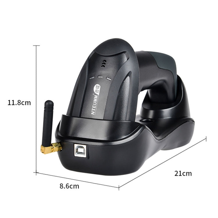 NETUM H3 Wireless Barcode Scanner Red Light Supermarket Cashier Scanner With Charger, Specification: One-dimensional