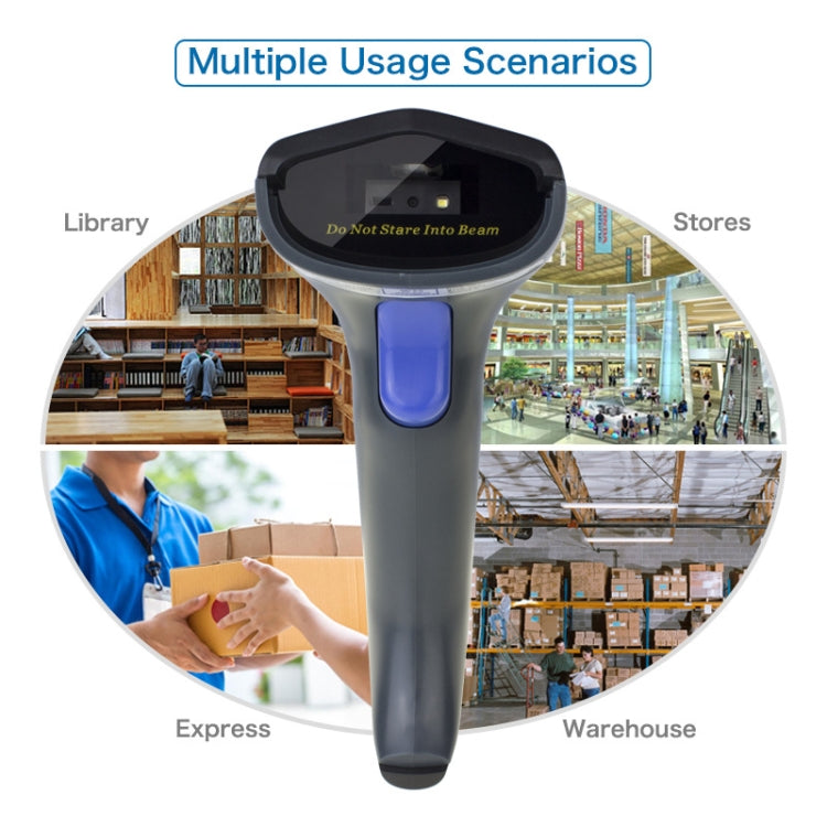 NETUM High-Precision Barcode QR Code Wireless Bluetooth Scanner, Model: Bluetooth + 2.4G + Wired