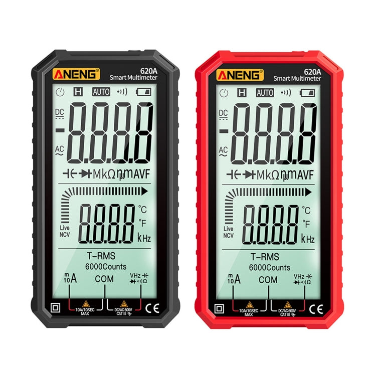 ANENG 620A Full Screen Smart Digital Multimeter(Black)