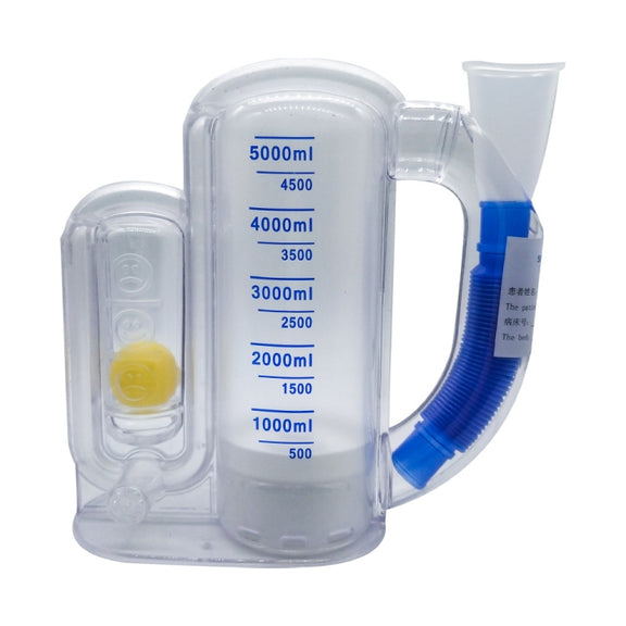 Respiratory Training Device Lung Capacity Training Pulmonary Function Exercise Rehabilitation Device, Specification: Single Ball  5000ml