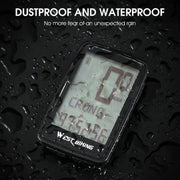 WEST BIKING Mountain Road Bike Five Language Code Table USB Riding Wireless Code Table Speedometer(Black)