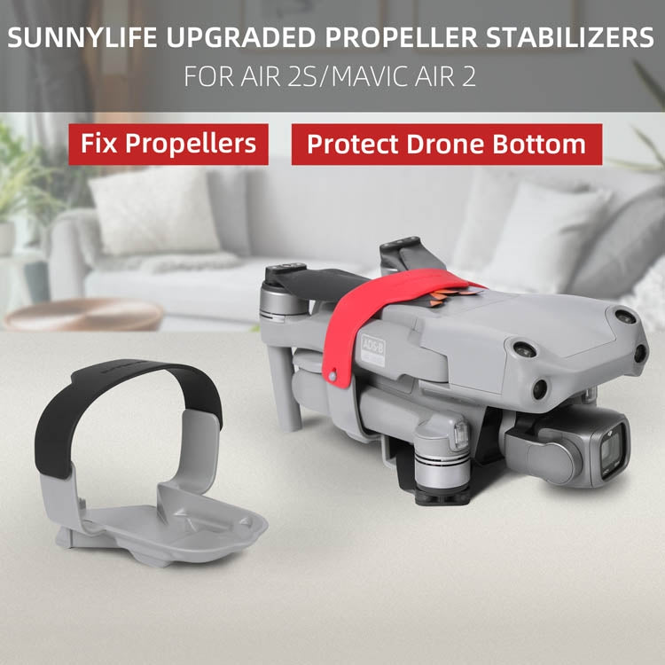 Sunnylife A2S-Q9358 Blade Holder Fixed Propeller Fixer Guard for DJI Air 2S / Mavic Air 2(Red)