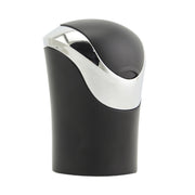 N10 Mini Car Loaded Ashtray With Lamp And Cover Car Supplies(Silver)