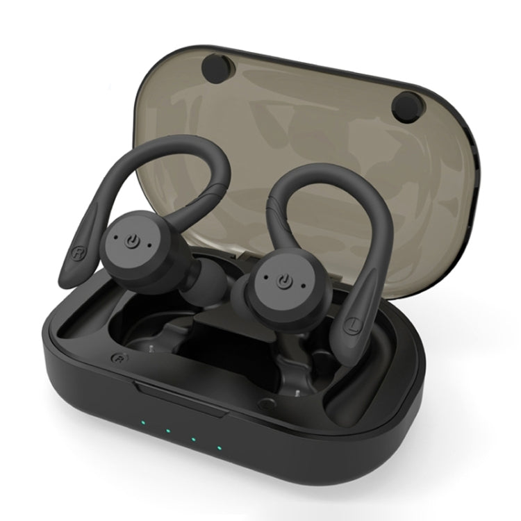 BE1032 Ear-mounted Water-resistant Sports TWS Wireless Bluetooth Earphone(Black)