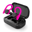 BE1032 Ear-mounted Waterproof Sports TWS Wireless Bluetooth Earphone(Rose Red) - TWS Earphone by PMC TechLife | Online Shopping South Africa | PMC TechLife