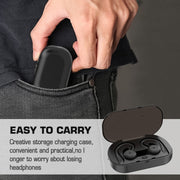 BE1032 Ear-mounted Water-resistant Sports TWS Wireless Bluetooth Earphone(Black)