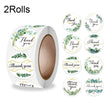 2 Rolls Thank You Floral Sticker Wedding Gift Decoration Label, Size: 2.5cm / 1inch(A-297) - Sticker & Tags by PMC TechLife | Online Shopping South Africa | PMC TechLife