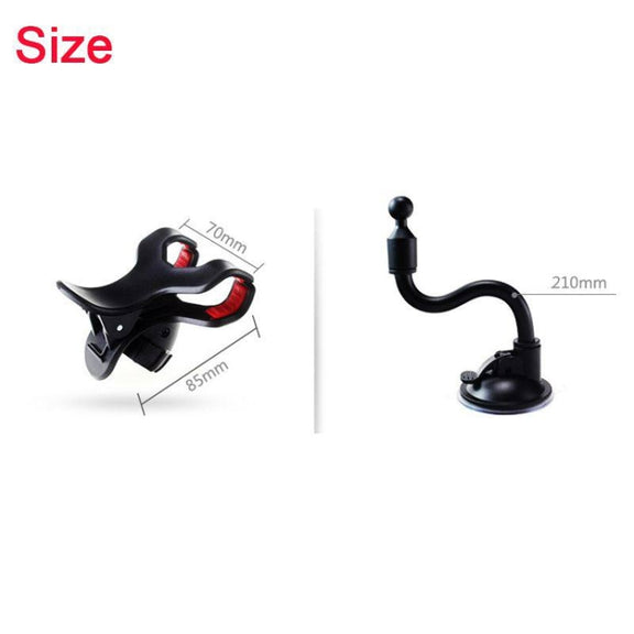 Universal Suction Cup Car Windshield Mount Phone Holder Glass Sticky Bracket