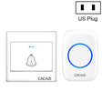 CACAZI H10 1 For 1 Wireless Smart Doorbell without Battery, Plug:US Plug(White) - free shipping - PMC TechLife - Order now!