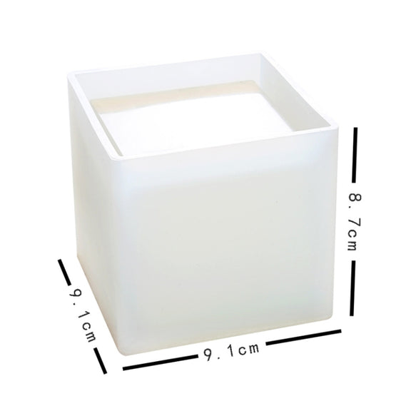 BM-02 Flower Pot Cup Pen Holder Silicone Mold(Square)