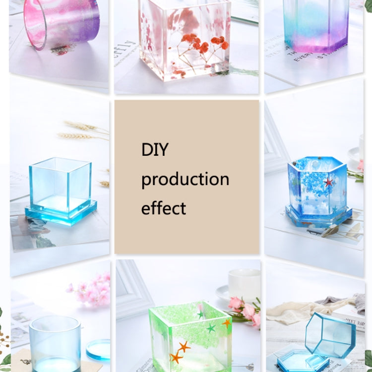 BM-02 Flower Pot Cup Pen Holder Silicone Mold(Roun)