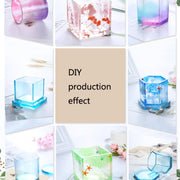 BM-02 Flower Pot Cup Pen Holder Silicone Mold(Square)