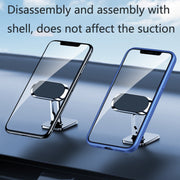 2 PCS Multifunctional Car Phone Holder Magnetic Suction Instrument Panel Navigation Suction Cup Holder, Colour: S17 Black