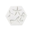 Ocean Series Big And Small Fishtail Starfish Seahorse DIY Baking Liquid Silicone Mold(Gray) - Food Molds by PMC TechLife | Online Shopping South Africa | PMC TechLife | Buy Now Pay Later Mobicred