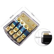 Car Audio Modification Fuse Holder Fuse Liner Fuse Splitter, Specification: 1 In 4 Out