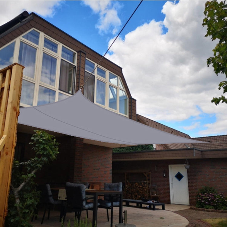 Outdoor Garden Sunshade Sail Water-resistant Anti-UV Canopy, Size: 2m x 4m(Black)