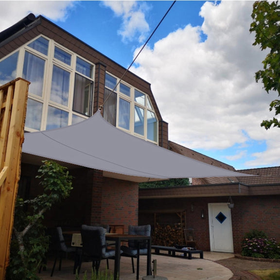 Outdoor Garden Sunshade Sail Water-resistant Anti-UV Canopy, Size: 2m x 4m(Black)