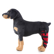 HJ19 Pet Surgery Rehabilitation Back Leg Protector Walking Aids, Size: S(Red Left Back Leg)
