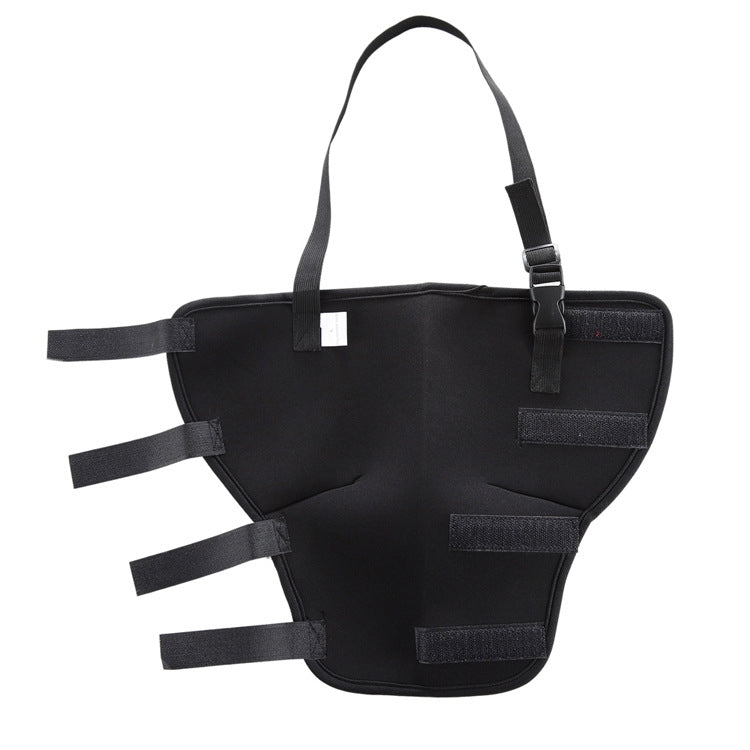 HJ19 Pet Surgery Rehabilitation Back Leg Protector Walking Aids, Size: S(Black Right Back Leg)