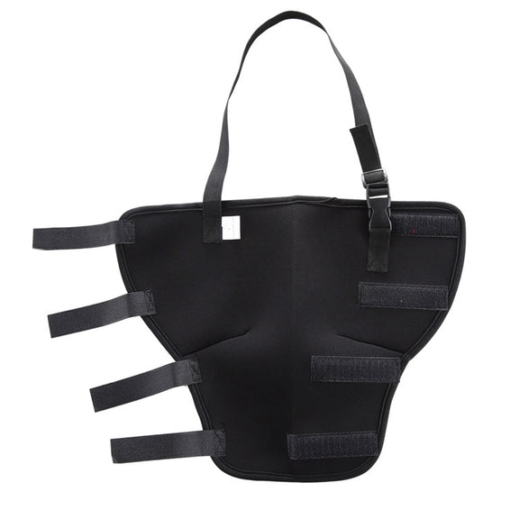 HJ19 Pet Surgery Rehabilitation Back Leg Protector Walking Aids, Size: S(Black Right Back Leg)